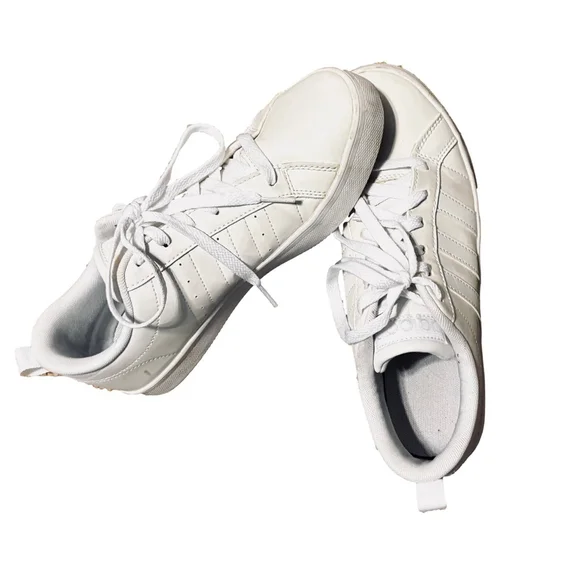 Adidas White Neo VS Pace Sneakers Size 7.5 - Picture 8 of 9